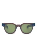 JULIUS TART OPTICAL round-frame sunglasses - Brown