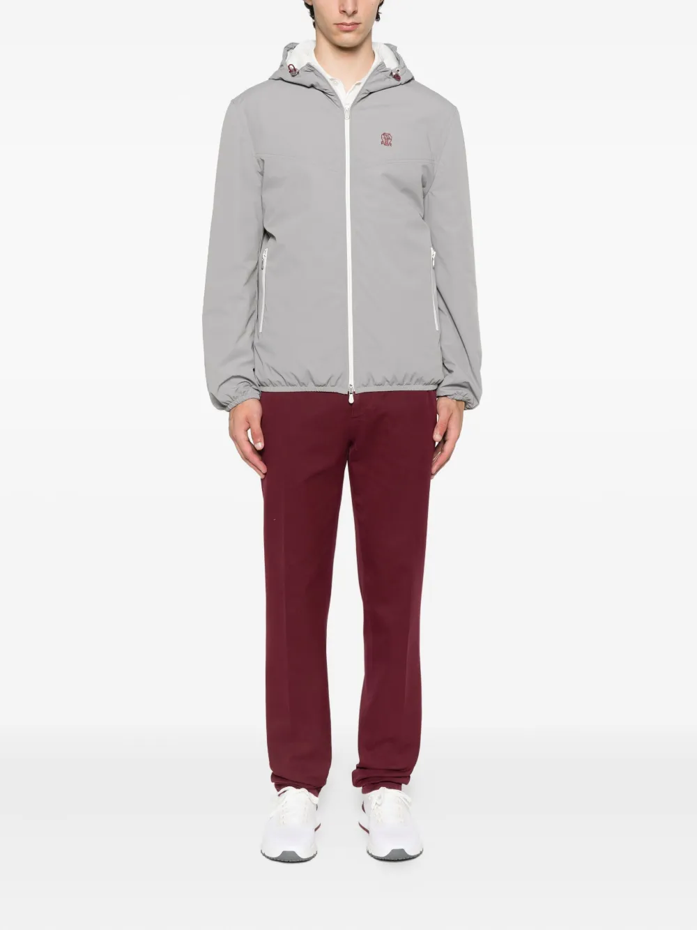 Brunello Cucinelli hooded zip-front jacket | Hooded Jackets | Image 2