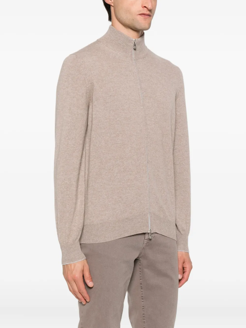 Brunello Cucinelli Kasjmier vest Bruin