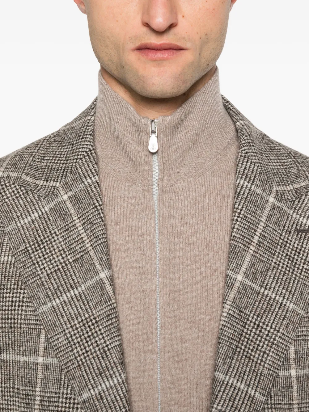 Brunello Cucinelli Kasjmier vest Bruin