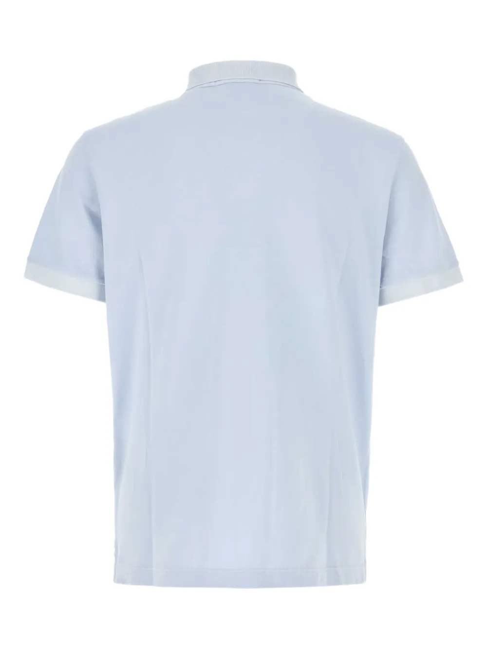Stone Island Compass-motif polo shirt Blauw
