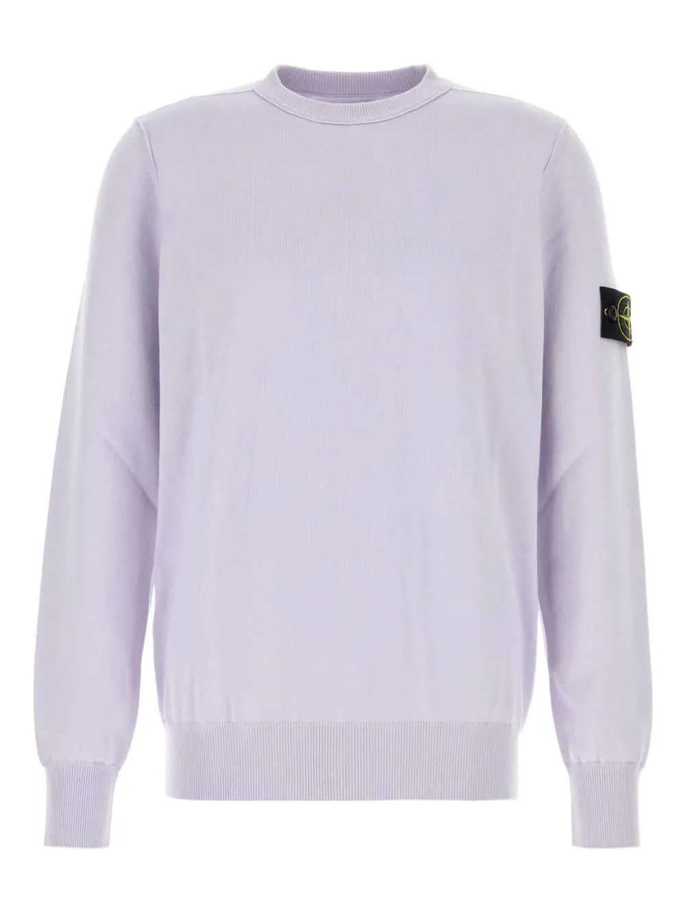 Stone Island cotton crew-neck sweatshirt Paars