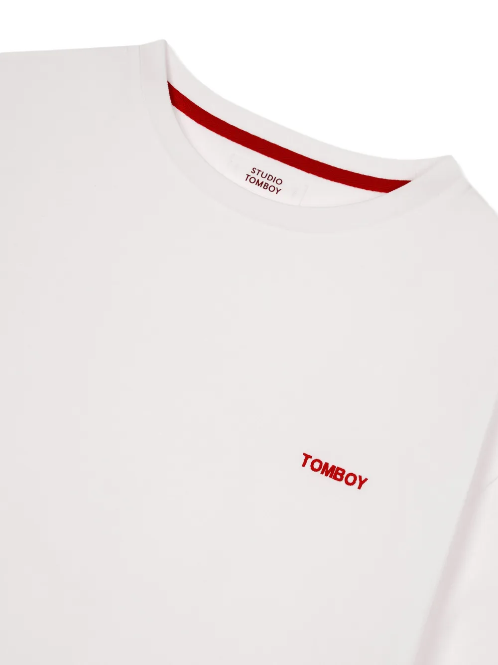 STUDIO TOMBOY T-shirt met logoprint Wit