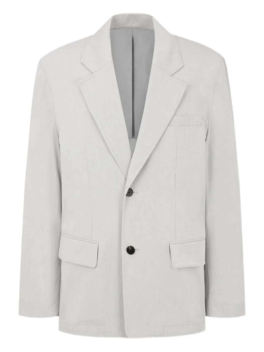 STUDIO TOMBOY Blazer met enkele rij knopen Grijs