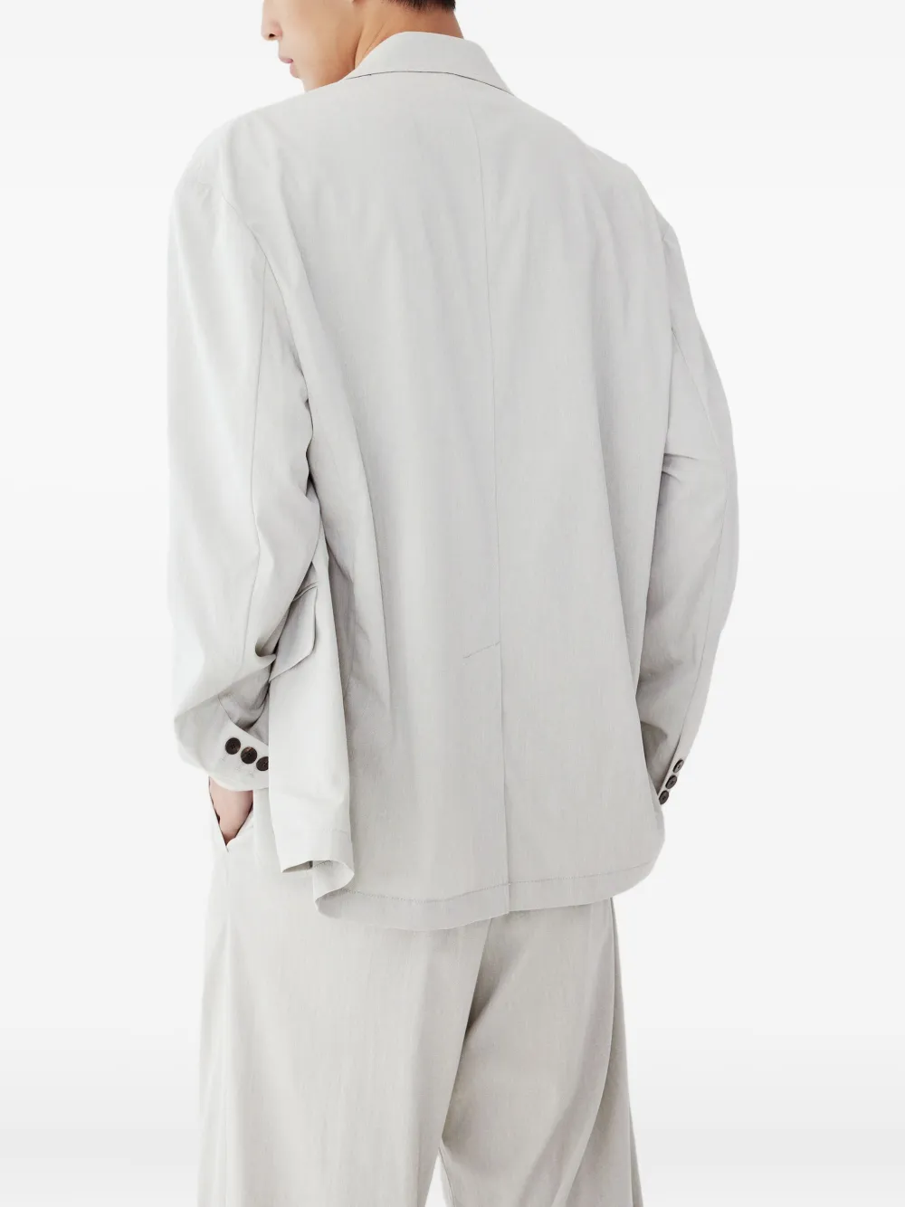 STUDIO TOMBOY Blazer met enkele rij knopen Grijs