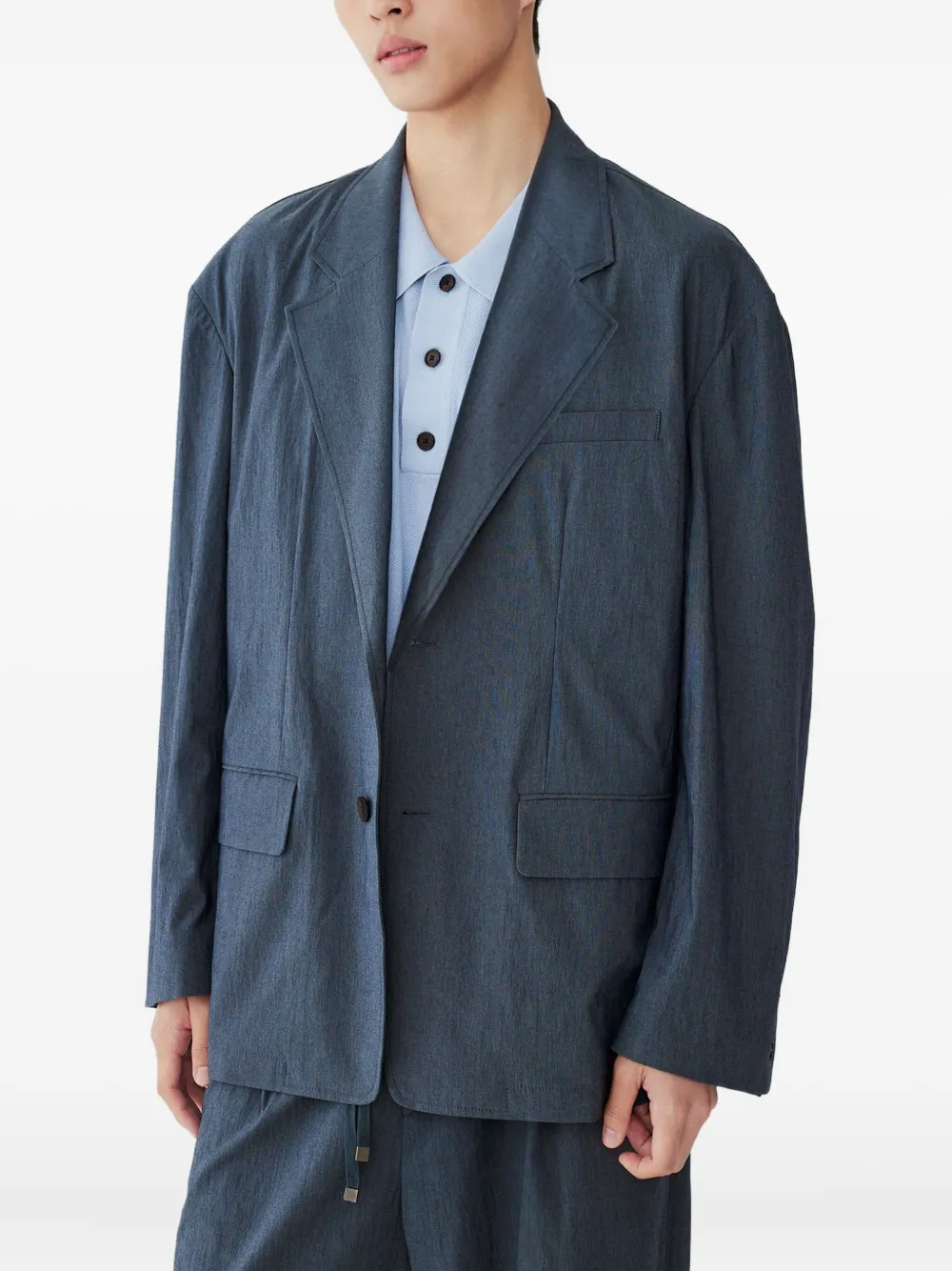 STUDIO TOMBOY Blazer met twee knopen Blauw
