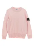 Stone Island Junior crew-neck Compass-badge sweater - Pink
