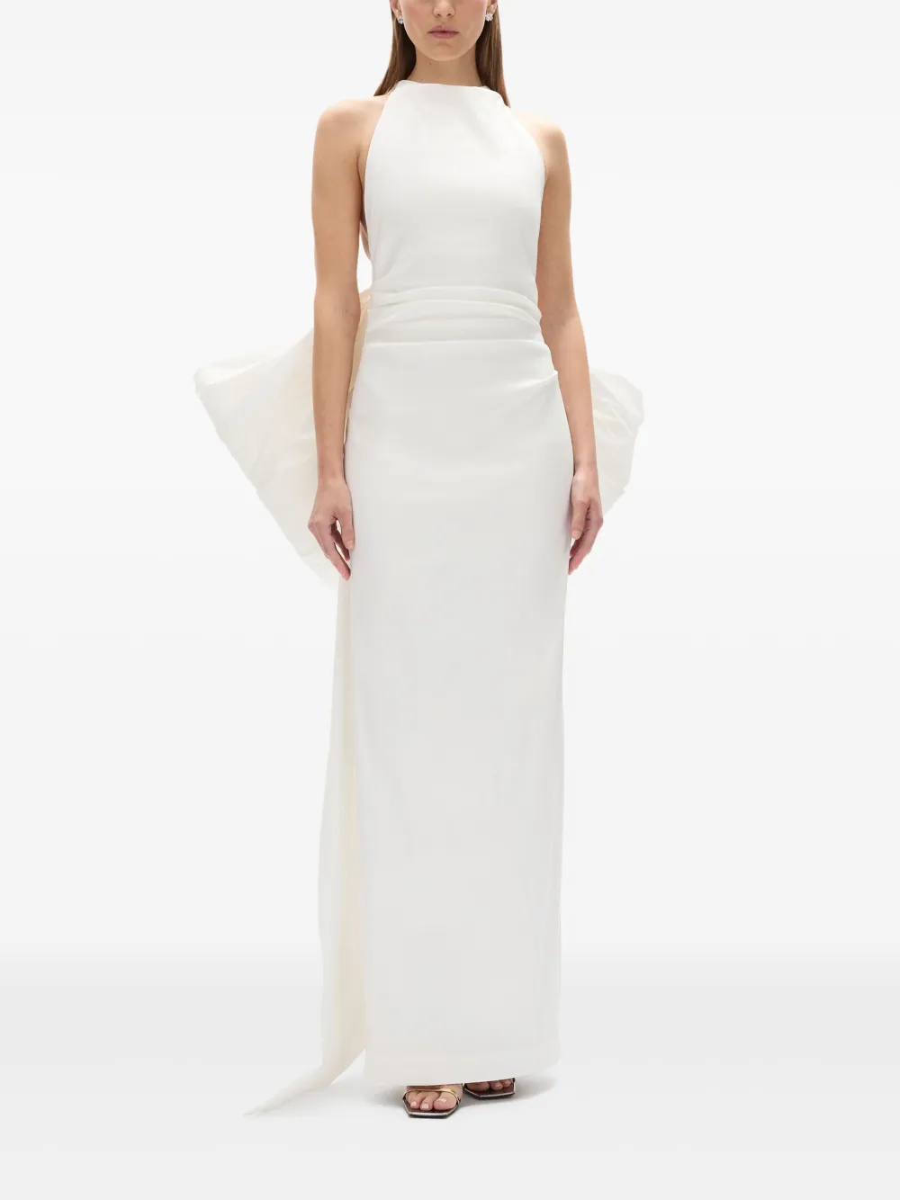Rachel Gilbert Lottie avondjurk Beige