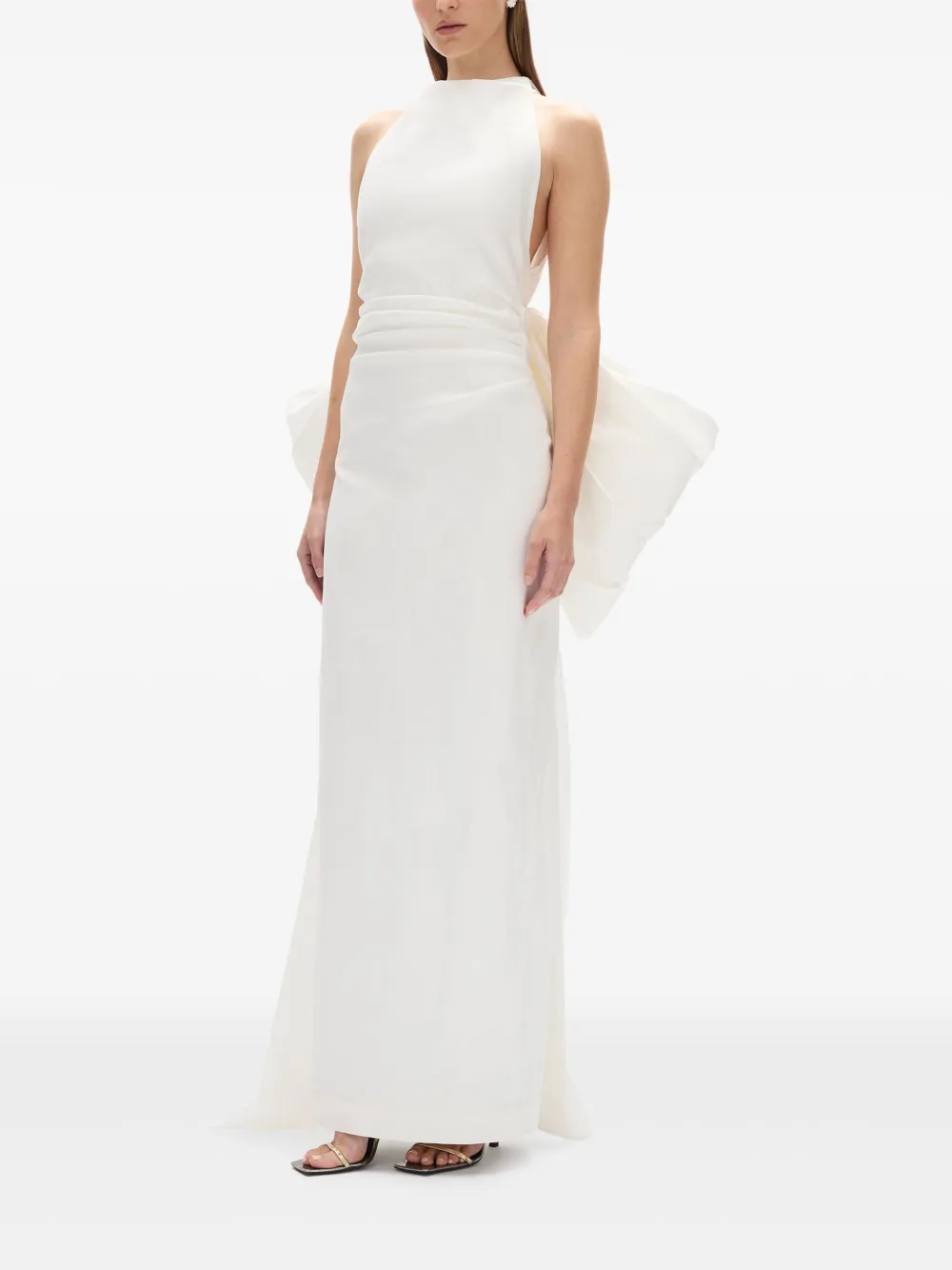 Rachel Gilbert Lottie avondjurk Beige