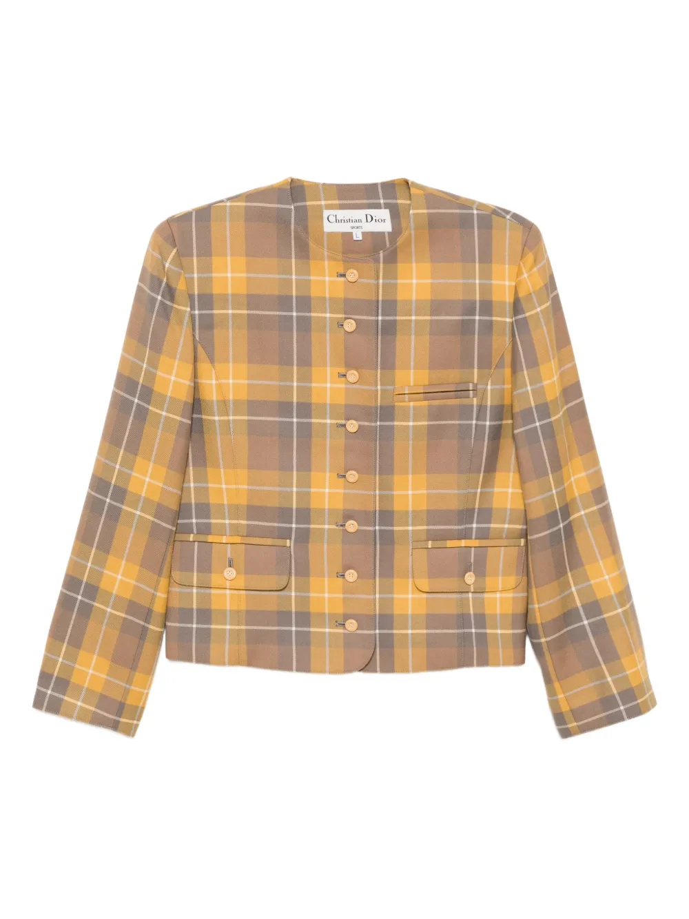 2002 wool plaid jacket