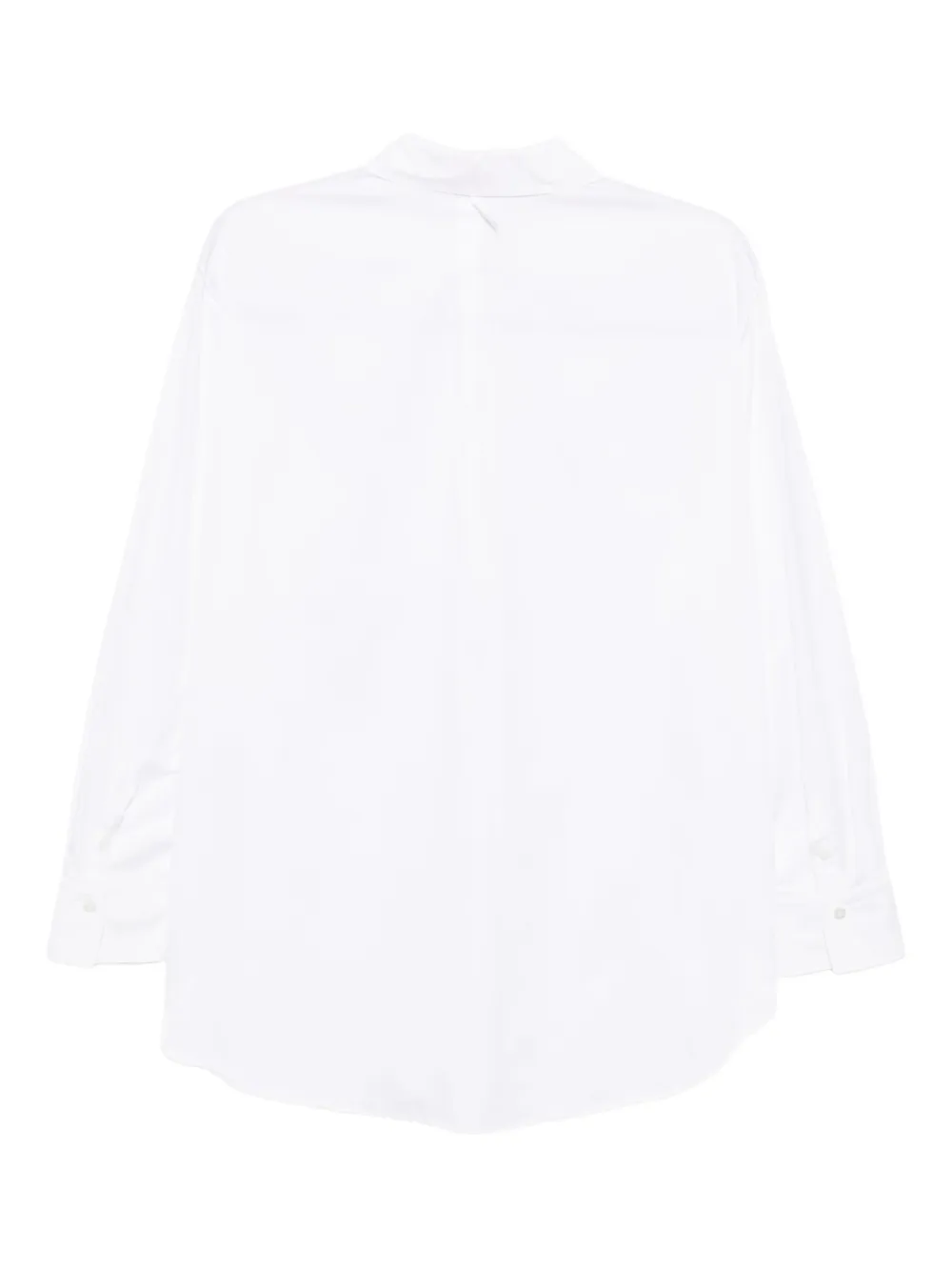 Pre-owned Hermes 1990s Shirt Blouse In White