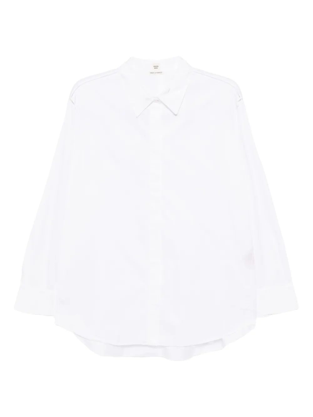Pre-owned Hermes 1990s Shirt Blouse In White