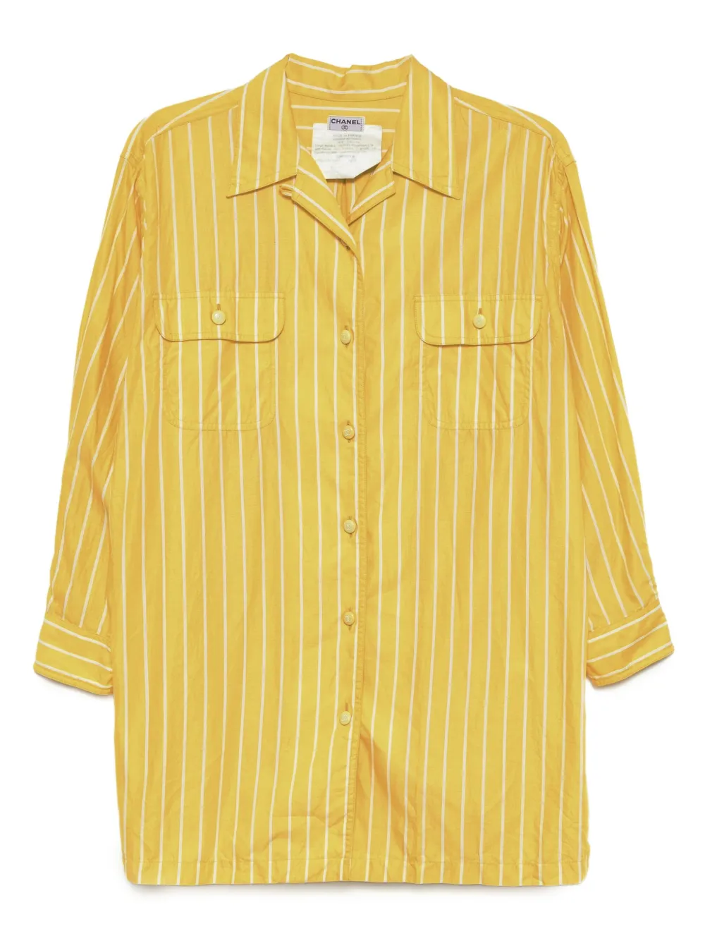 CHANEL Pre-Owned camisa estilo blusa 1990-2000 | amarillo | Image 1