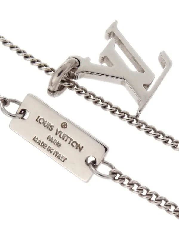 アクセサリー Jent Louis Silver Rock Chain Necklace Monogram Chain Necklace S00 - Men - Fashion Jewelry | LOUIS