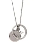 Louis Vuitton Pre-Owned 2016 monogram ring necklace - Silver