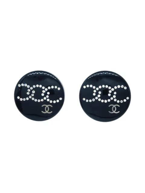 CHANEL Pre-Owned 2019 Button Piercingl earrings