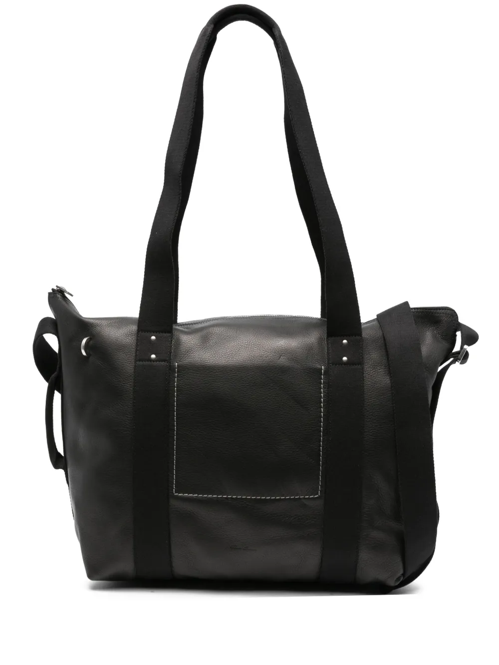 Rick Owens Trolley leather tote bag Zwart