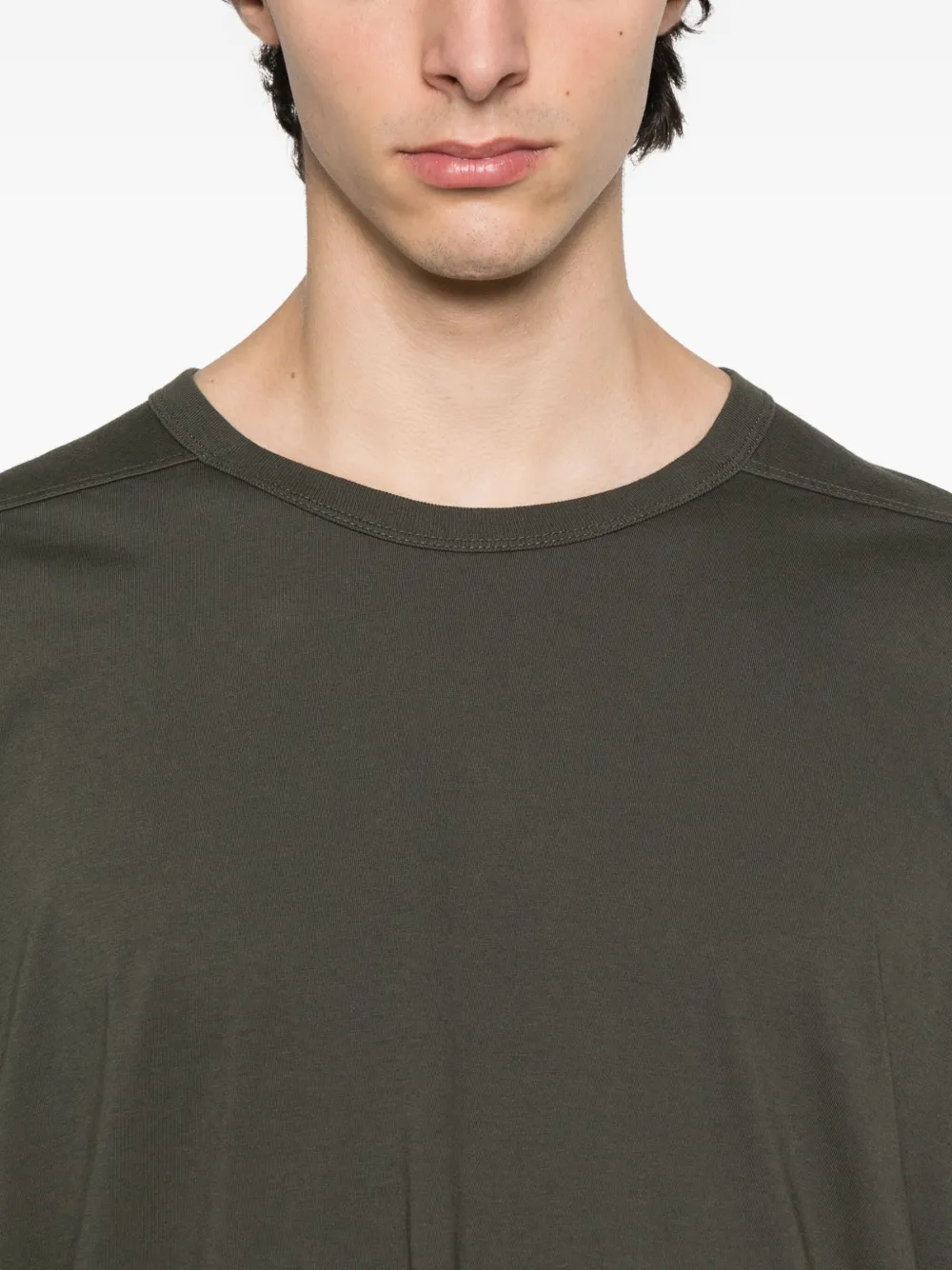 Rick Owens T-shirt met ronde hals Groen