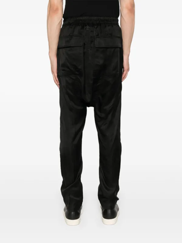 Rick Owens ドローストリング パンツ | ブラック | FARFETCH JP