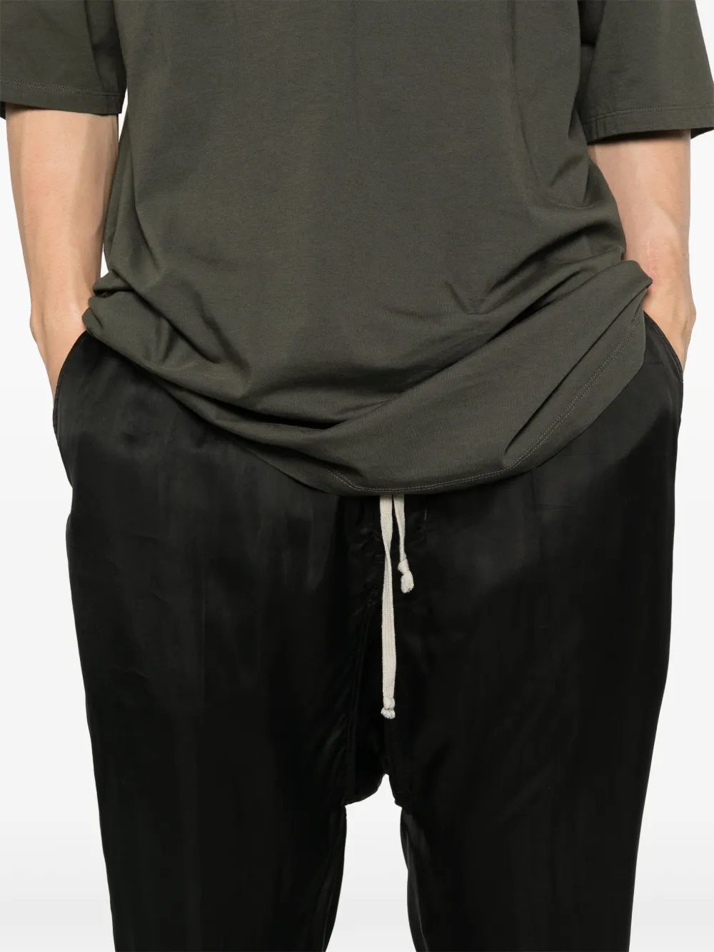 Rick Owens Broek met trekkoord Zwart