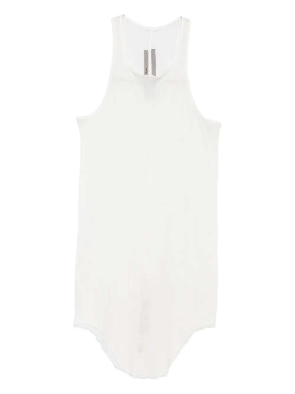 Rick Owens Basic Rib Tank In White