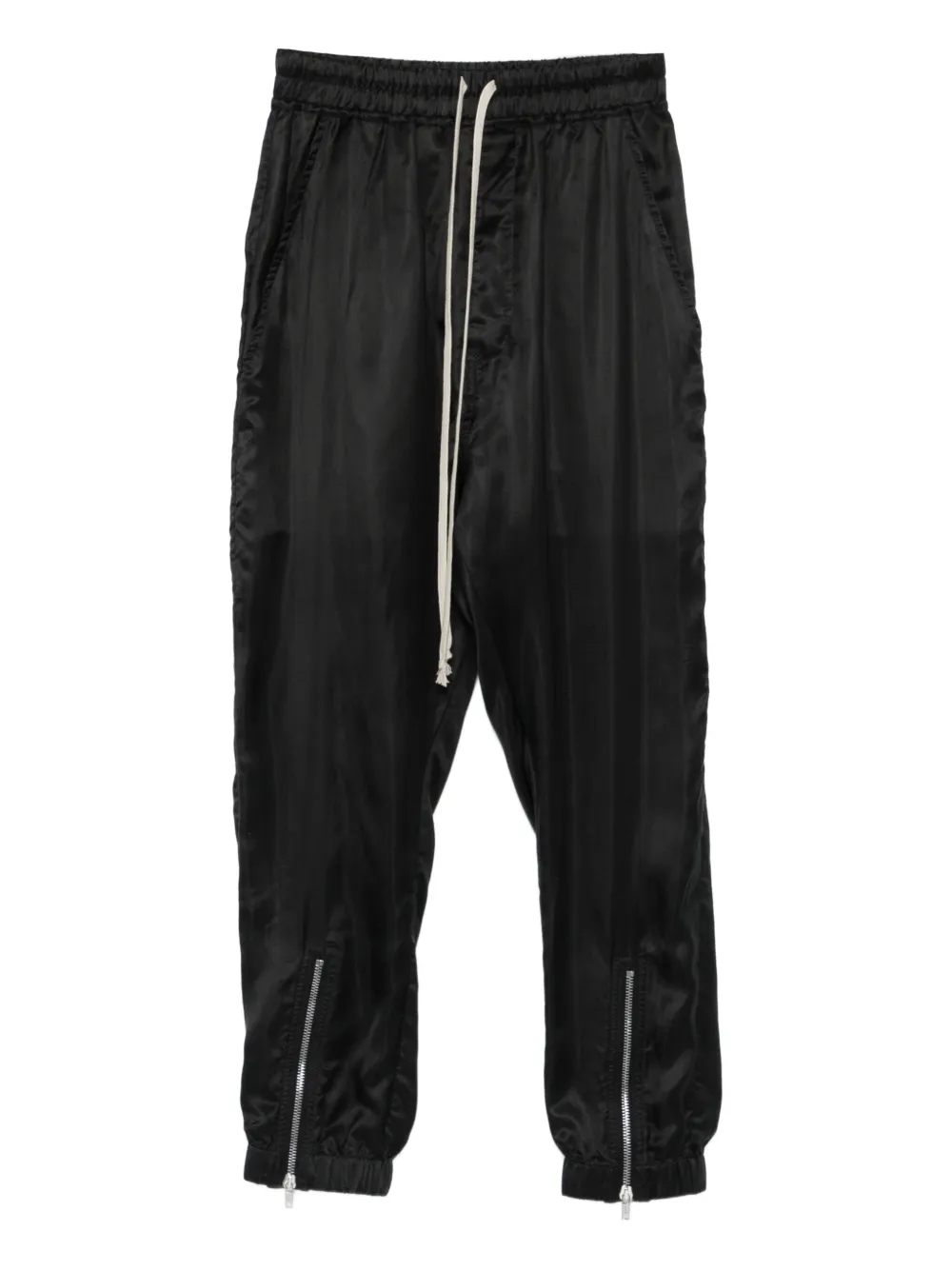 Rick Owens Broek met trekkoord en rits Zwart