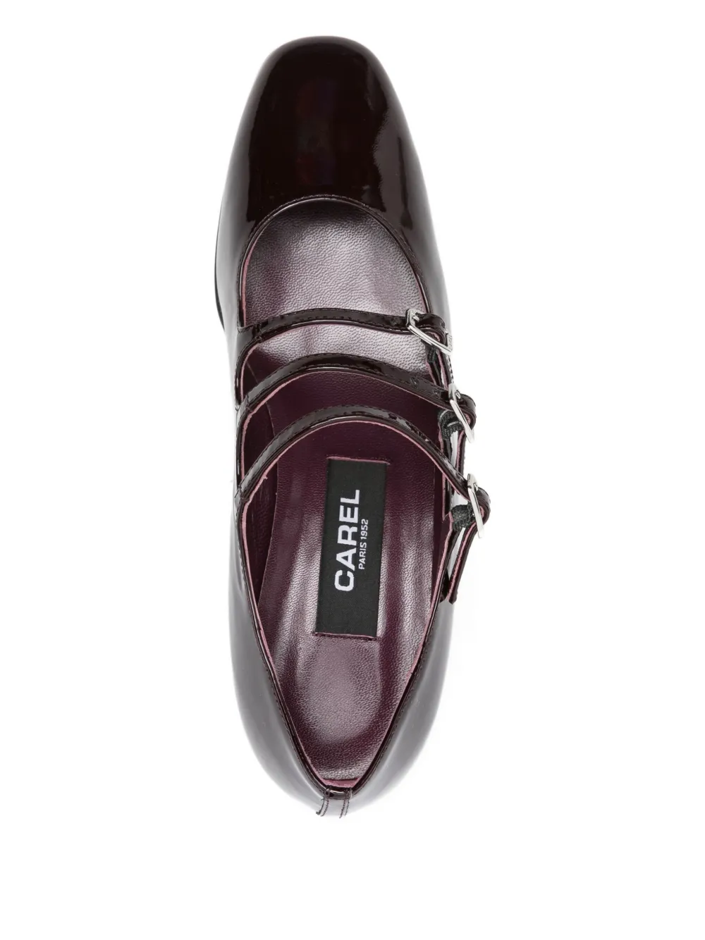 Carel Paris 50mm Kina buckled pumps Brown