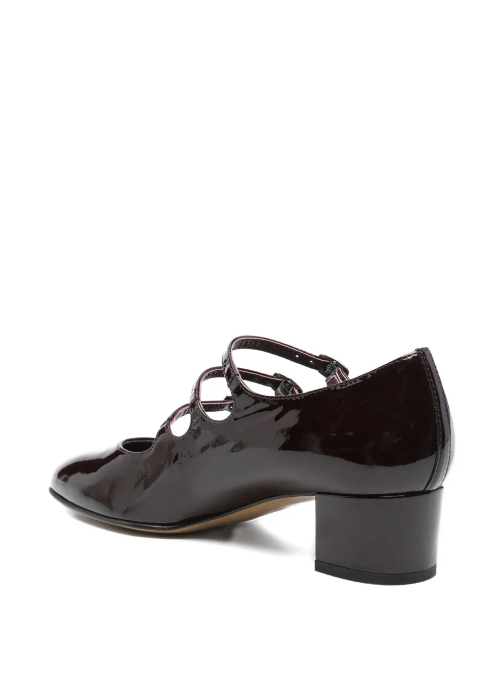Carel Paris 50mm Kina buckled pumps Brown