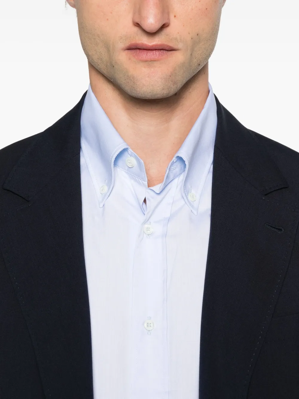 Brunello Cucinelli Katoenen overhemd Blauw