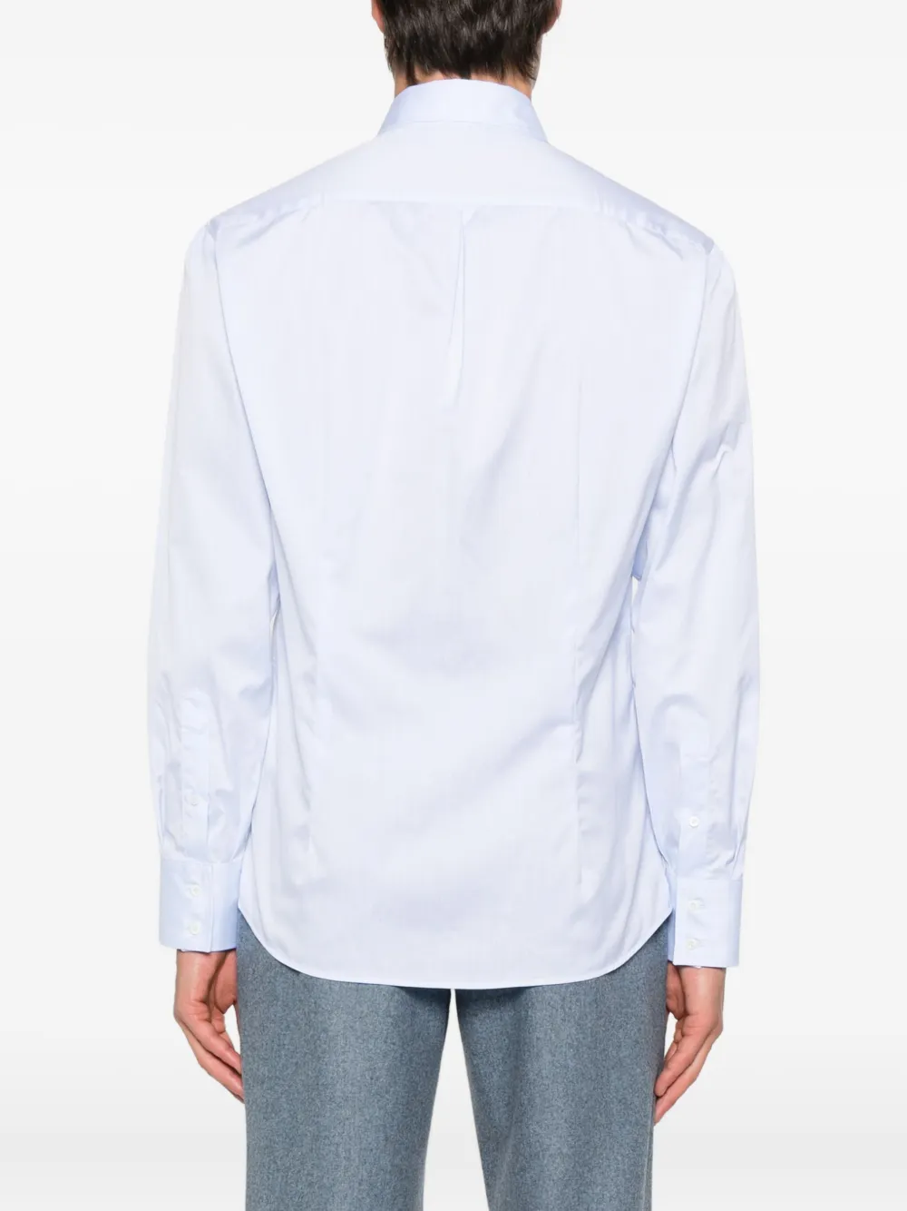 Brunello Cucinelli Katoenen overhemd Blauw