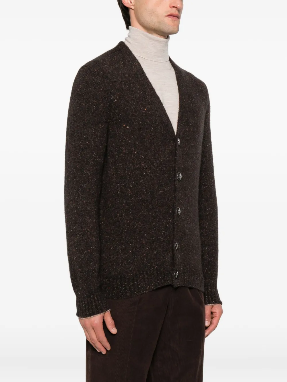 Brunello Cucinelli Vest met V-hals Bruin