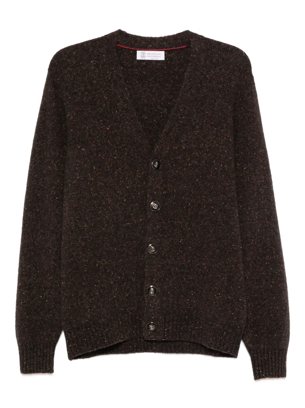 Brunello Cucinelli Vest met V-hals Bruin