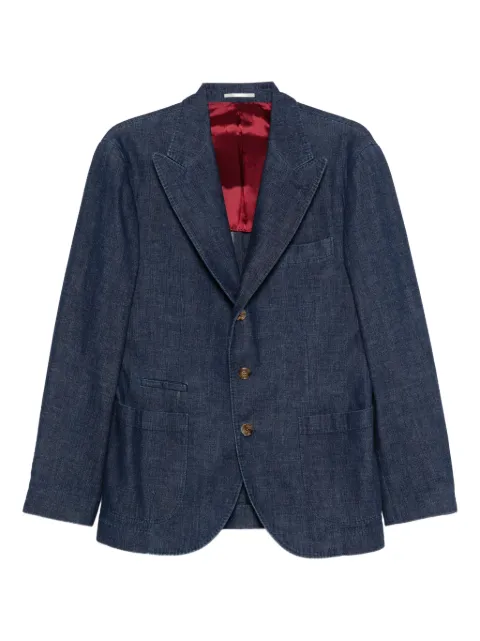 Brunello Cucinelli blazer con tres botones
