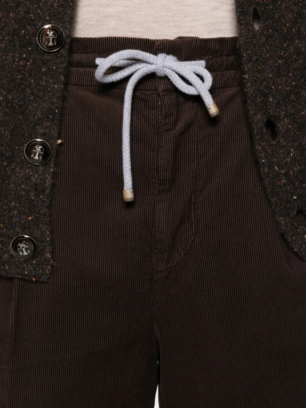 Brunello Cucinelli Katoenen trainingsbroek Bruin