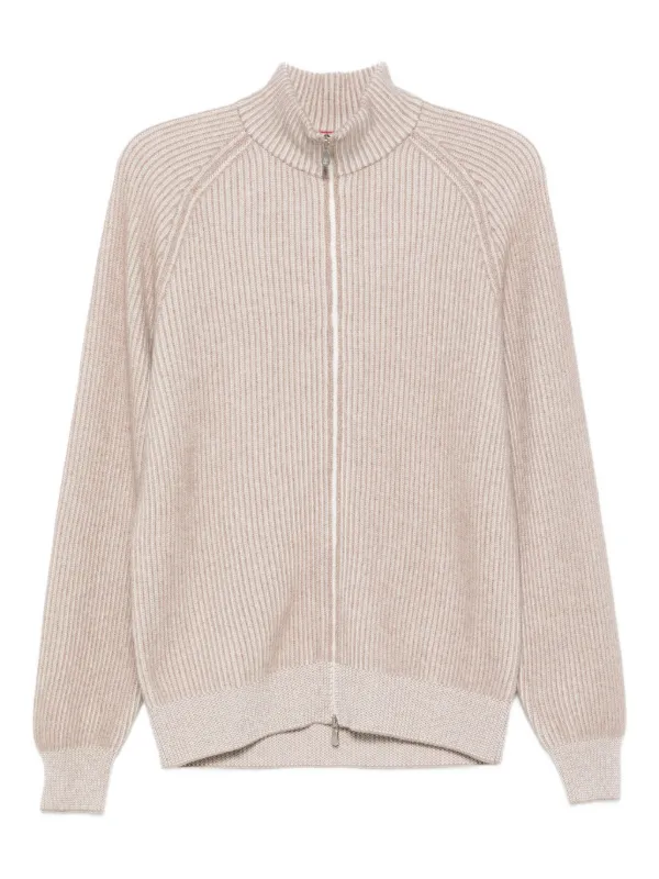 BRUNELLO CUCINELLI - クチネリカシミアカーディガン Brunello Cucinelli カシミア カーディガン | ニュートラル | FARFETCH JP