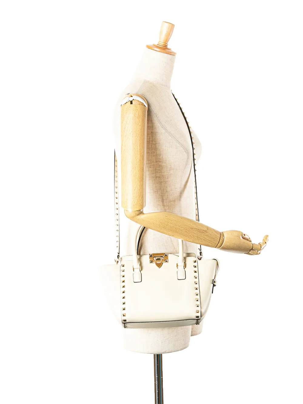 Valentino Garavani Pre-Owned 2000-2017 Mini Leather Rockstud Double Handle Tote satchel | Pre-Owned | Image 2