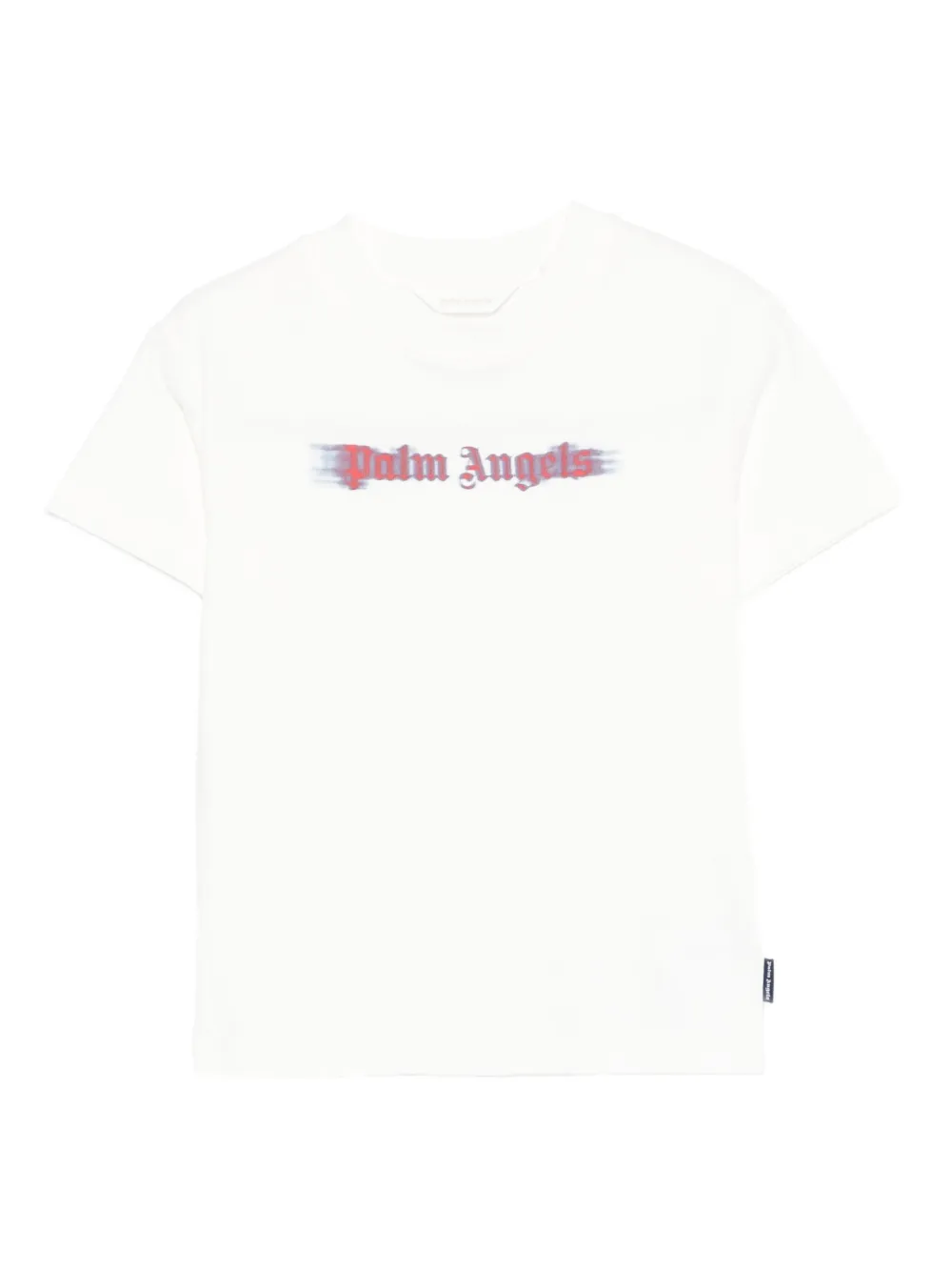 Palm Angels Kids T-shirt met logoprint Wit