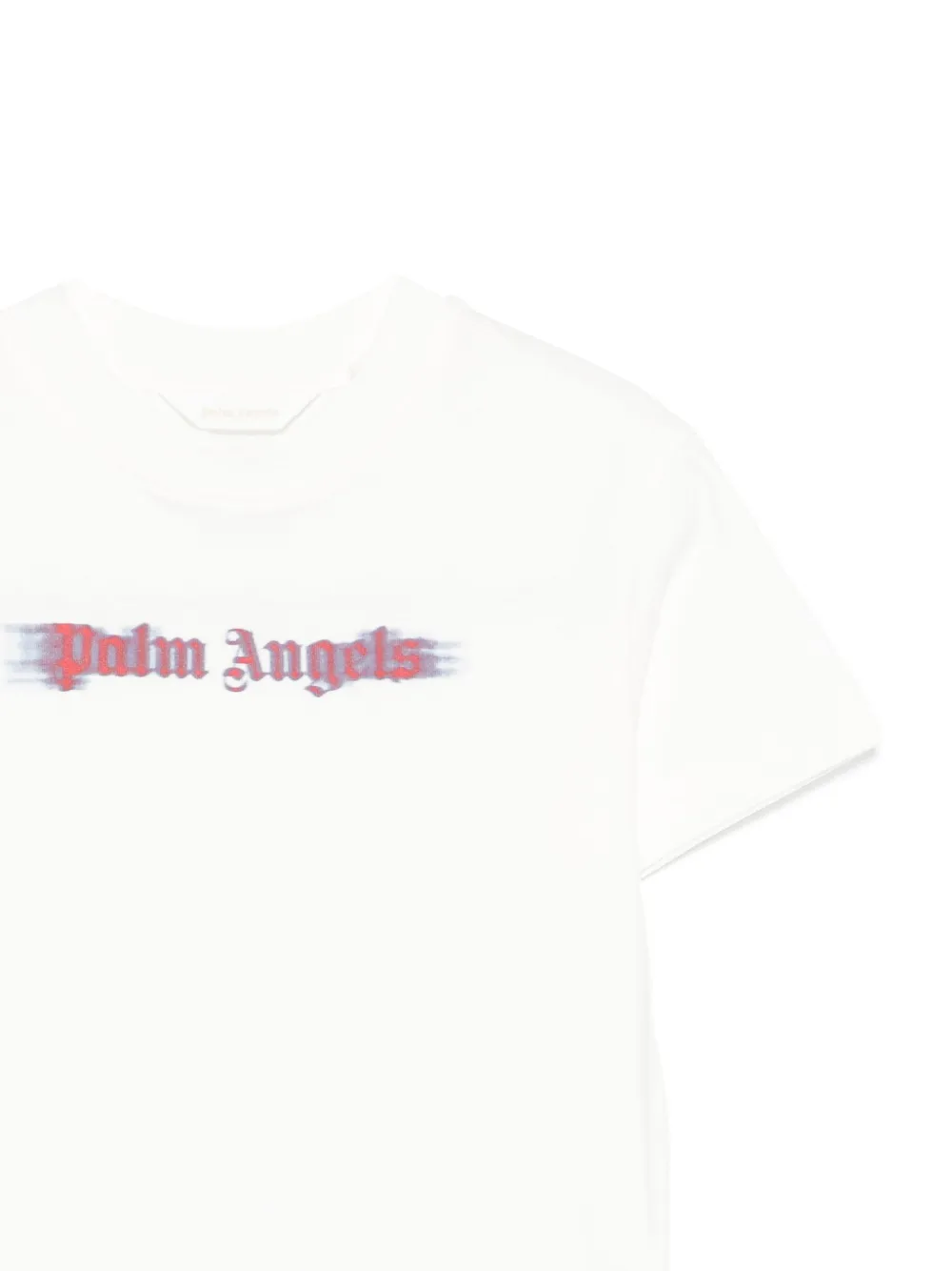 Palm Angels Kids T-shirt met logoprint Wit