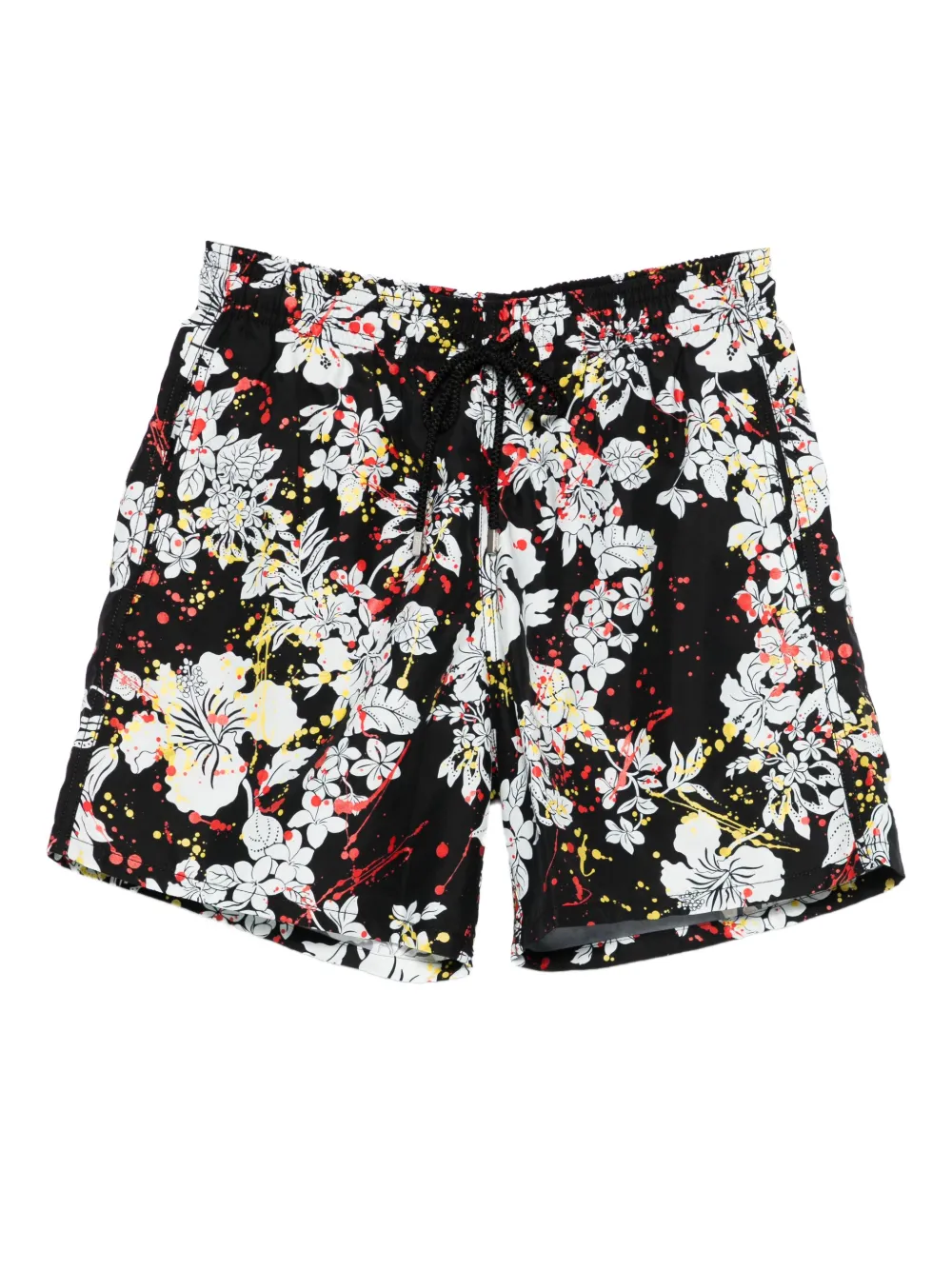 Palm Angels floral-print swim shorts - ブラック Palm Angels floral-print swim shorts - ブラック