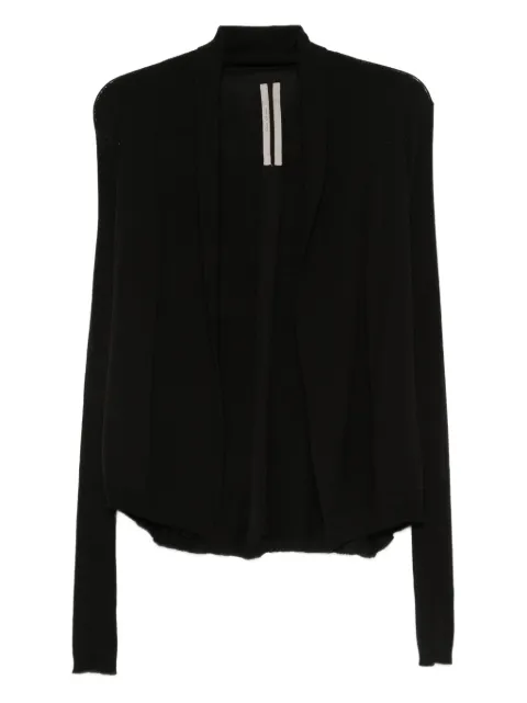 Rick Owens ribbed open-front cardigan