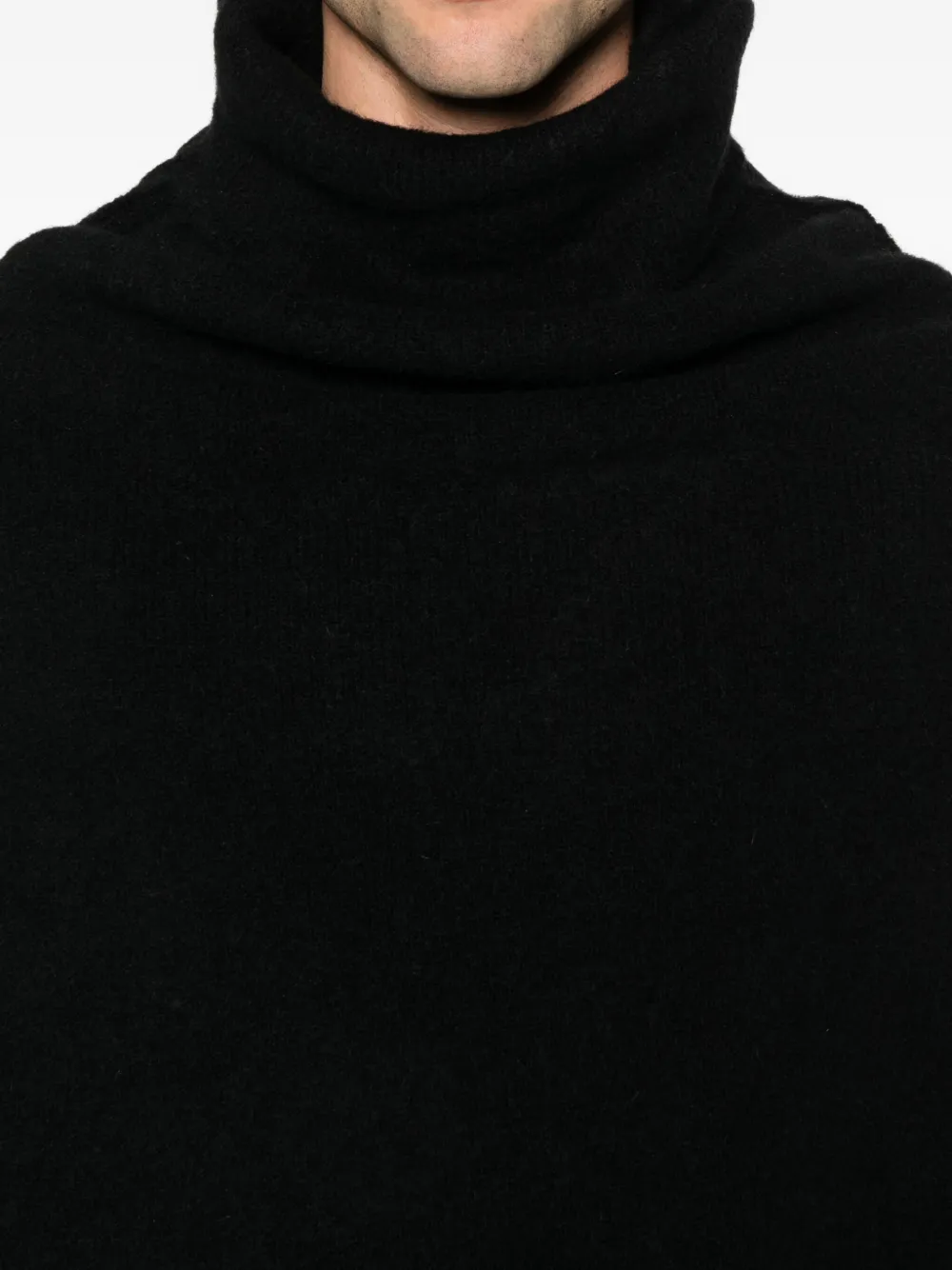 Rick Owens Shroud trui met capuchon Zwart
