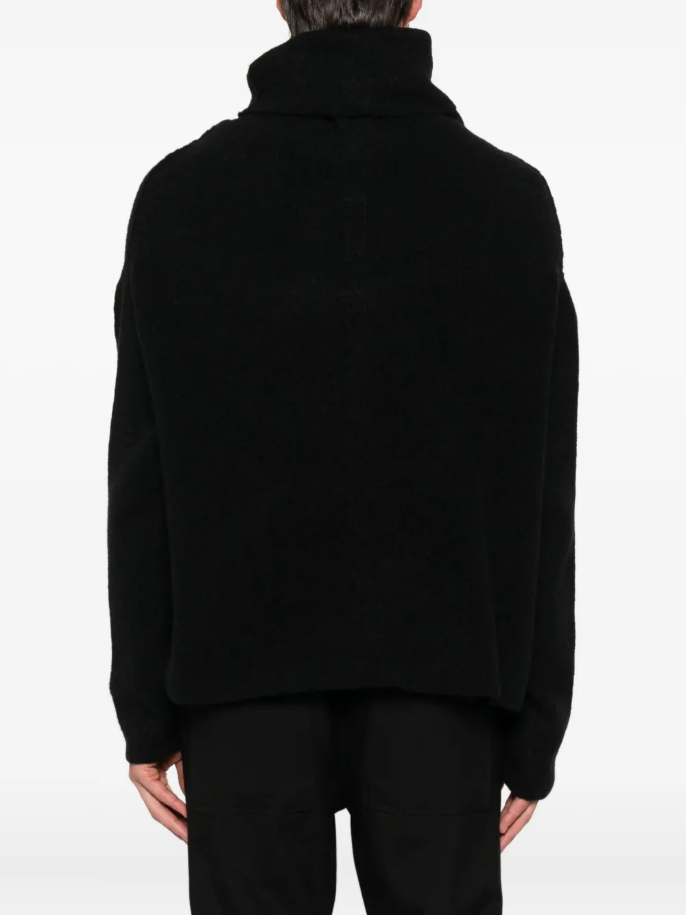 Rick Owens Shroud trui met capuchon Zwart