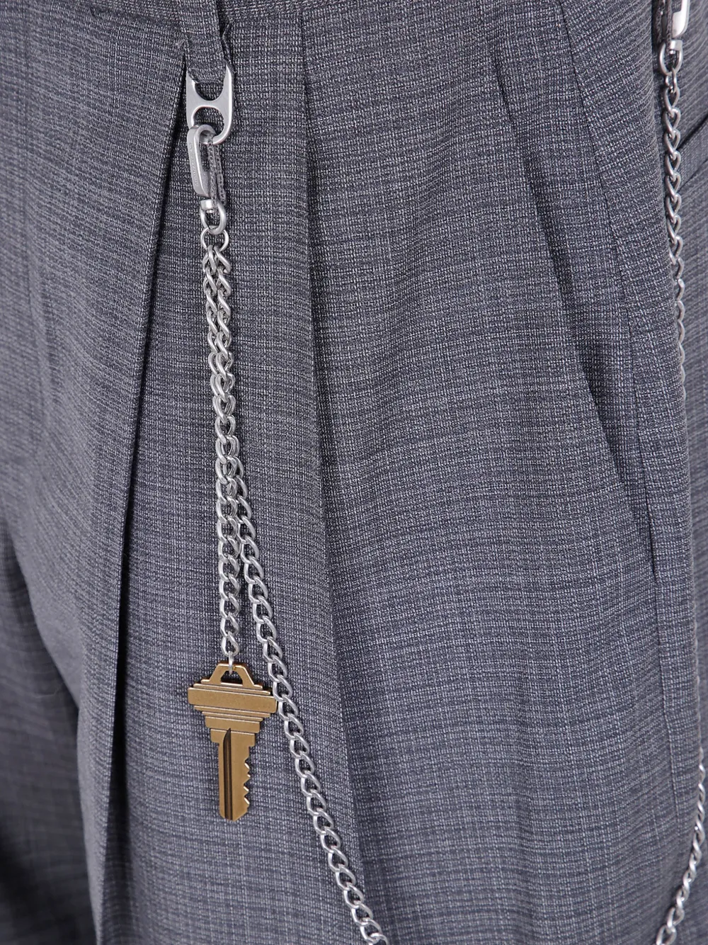 Alexander Wang Plooibroek met kettingdetail Grijs