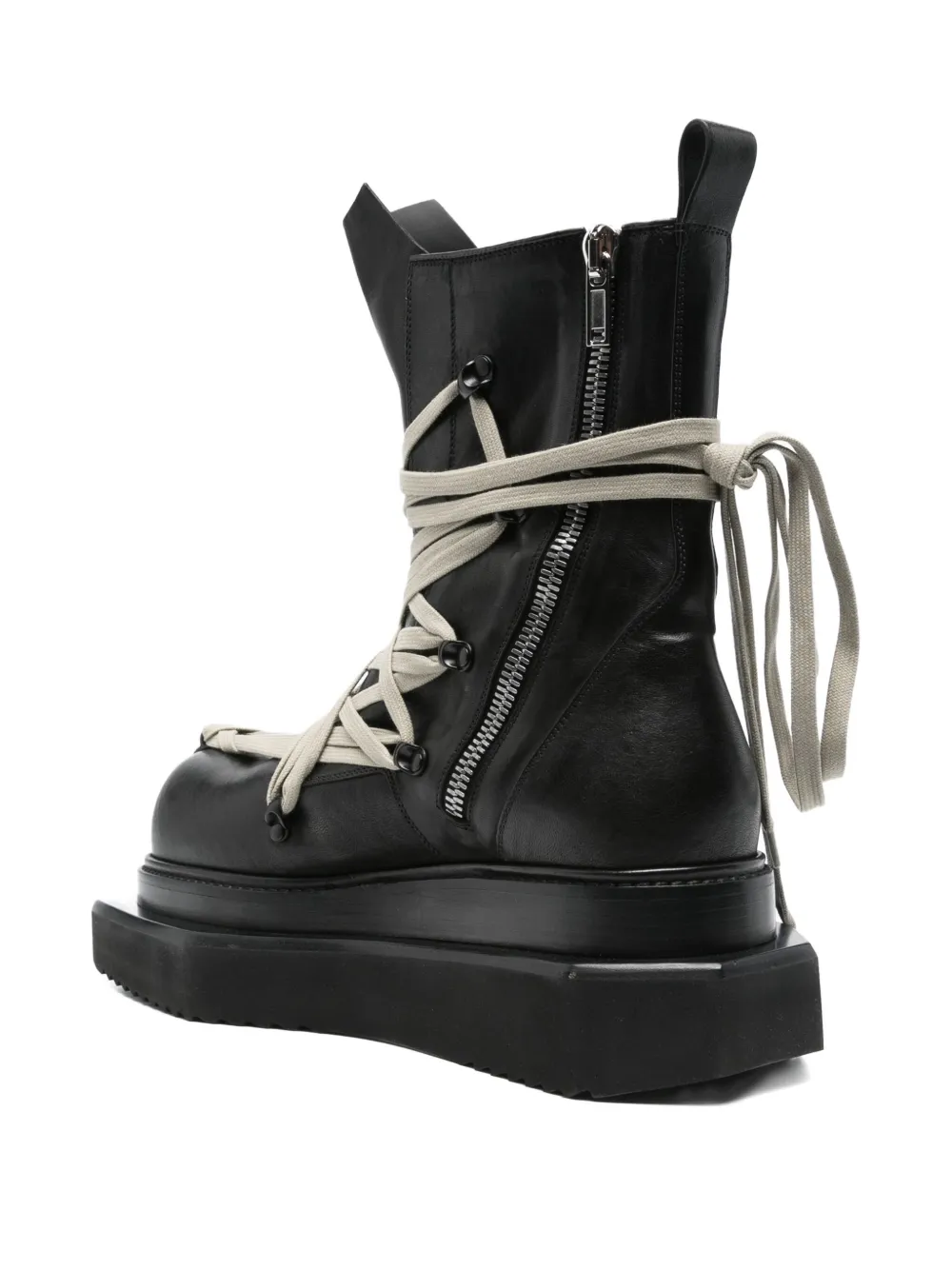 Rick Owens Laarzen met platform zool Zwart
