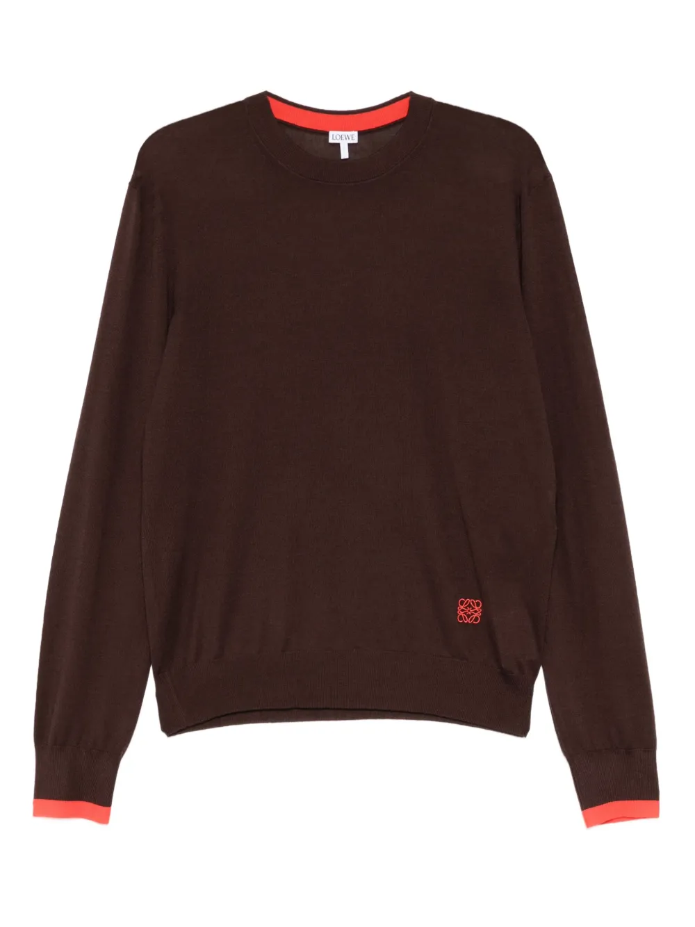 logo-embroidered T-shirt