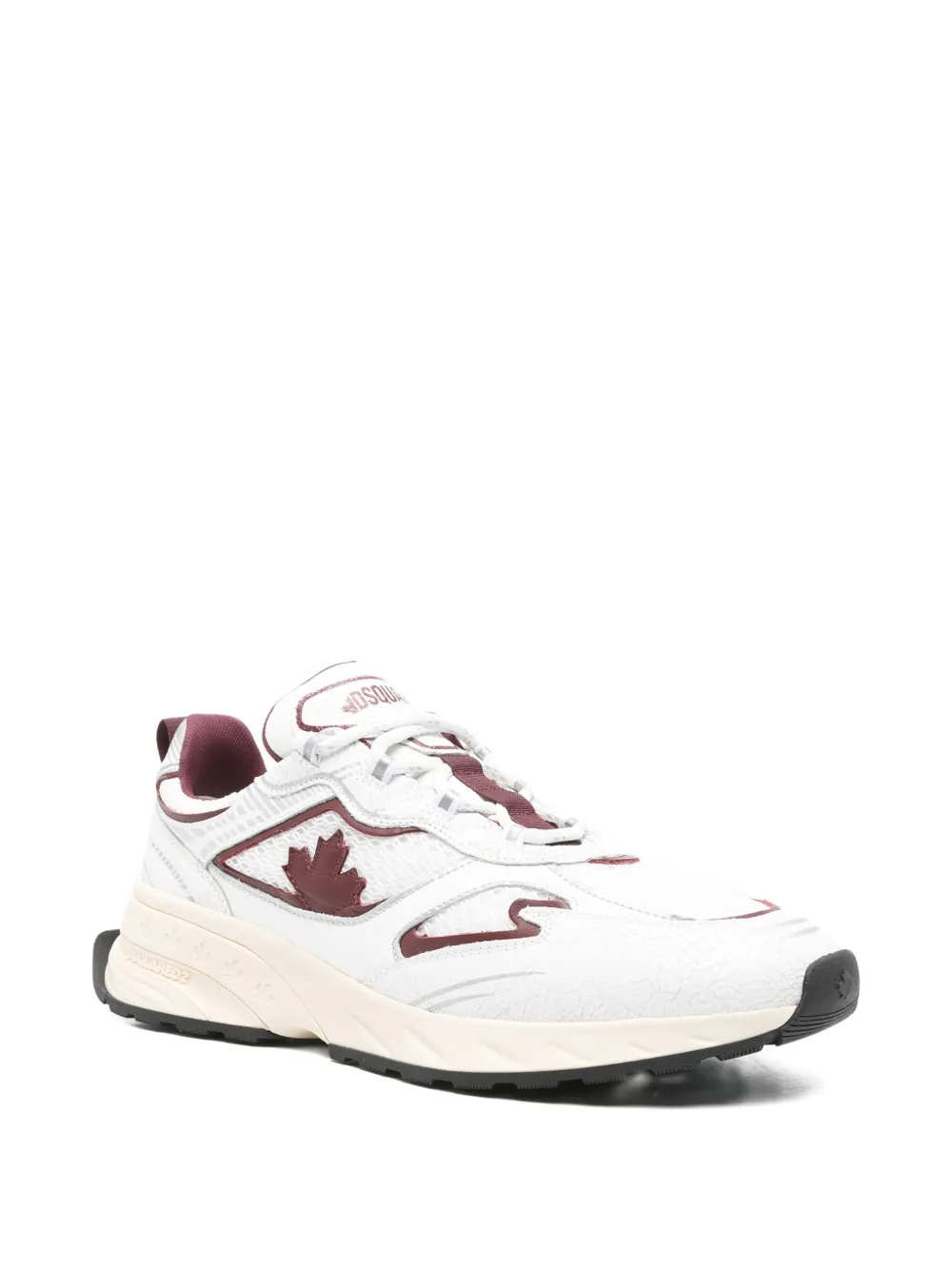 DSQUARED2 Sprinter sneakers met esdoorndetail Wit