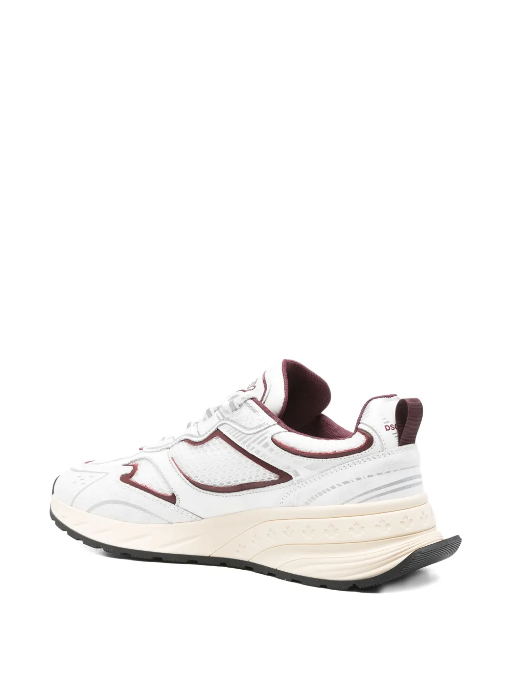 DSQUARED2 Sprinter sneakers met esdoorndetail Wit