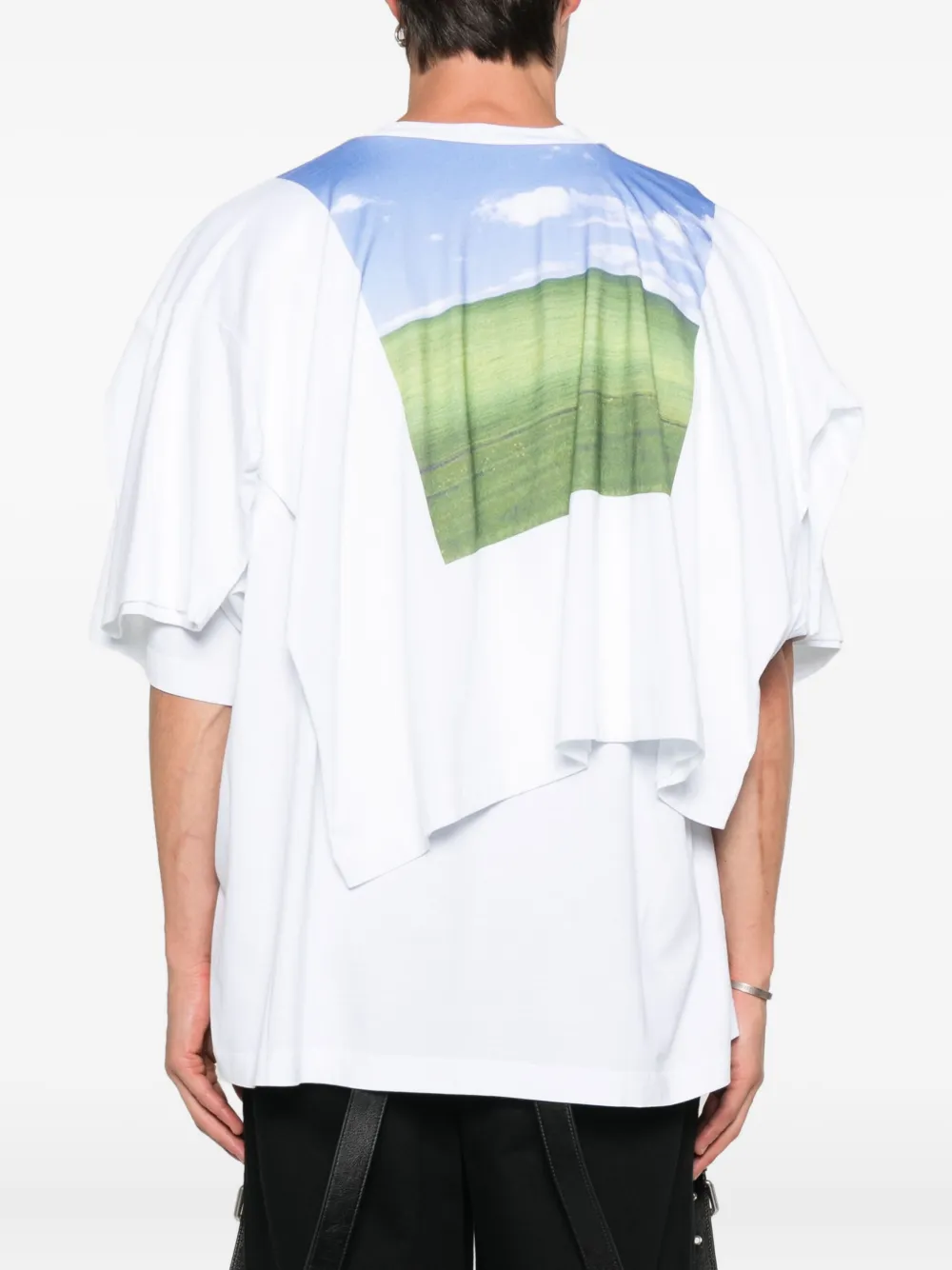 VETEMENTS T-shirt met print Wit