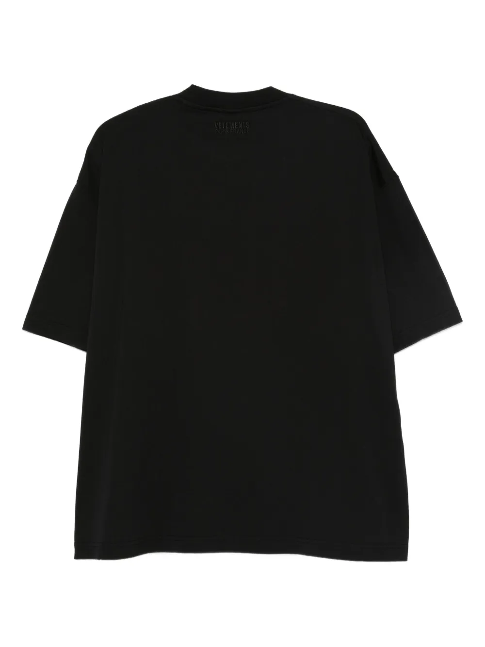 VETEMENTS T-shirt met Eiffel Tower-print Zwart