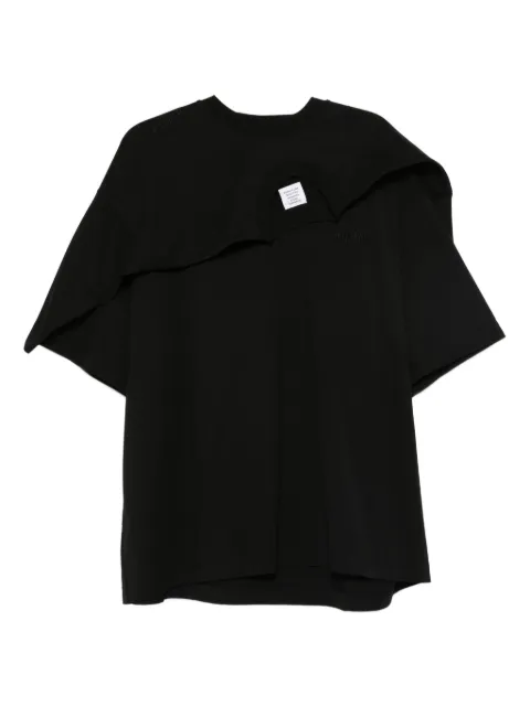 VETEMENTS layered cotton t-shirt